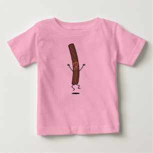 Cheering Jumping Churro Baby T-Shirt