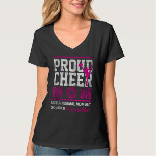 Cheering Mama Proud Cheer Mum Cheerleader Mother P T-Shirt