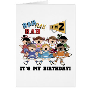 Cheerleader 2nd Birthday Tshirts and Gifts