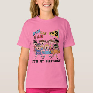 Cheerleader 3rd Birthday T-shirts and Gifts