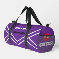 cheerleader bag, purple white, Cheers