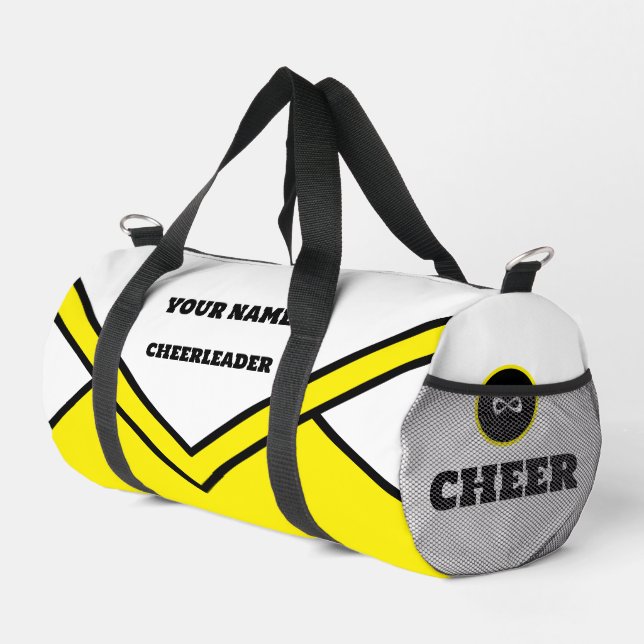 cheerleader bag, yellow ang black cheers bags 1 (Right Corner)