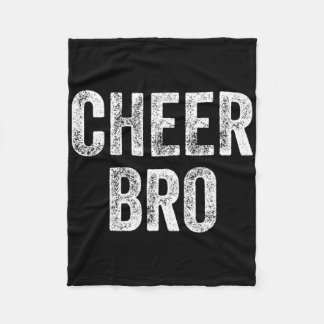 Cheerleader Brother Cheerleading Brother Cheer Bro Fleece Blanket