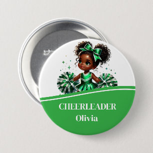 Cheerleader Button Pin