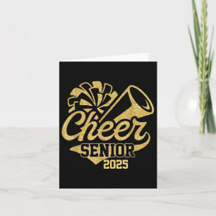 Cheerleader Cheer Graduation Gifts Cheer Senior Cl Card