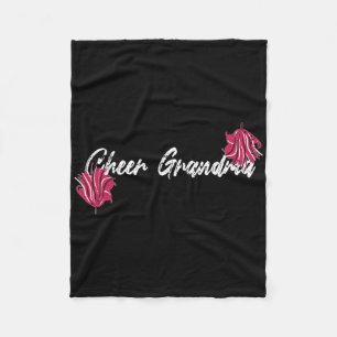 Cheerleader Cheer Grandma Cheerleading Fleece Blanket