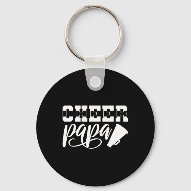 Cheerleader, Cheer Papa, Cheerleading  Key Ring (Front)