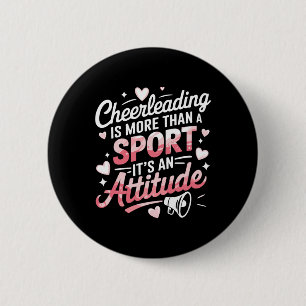 Cheerleader Cheerer Design For Cheering Cheerleadi 6 Cm Round Badge