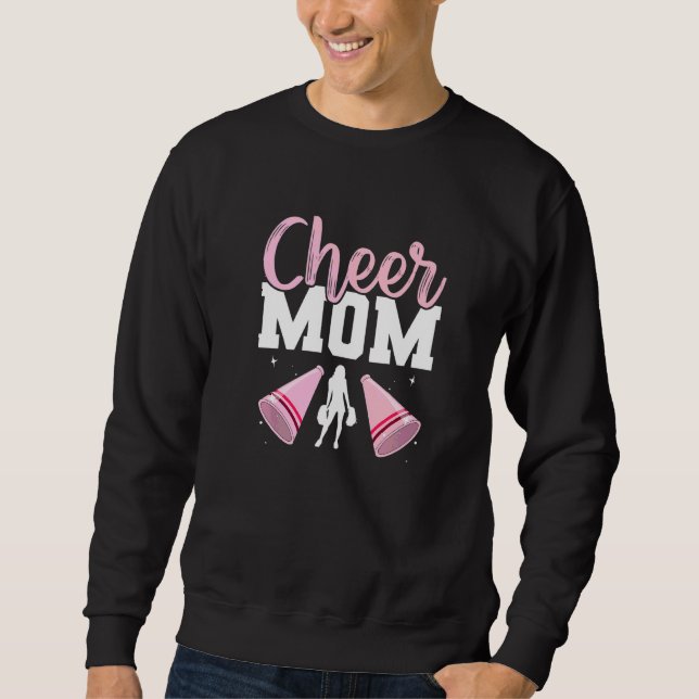 Cheerleader Cheerleading  Cheer Mum Sweatshirt (Front)