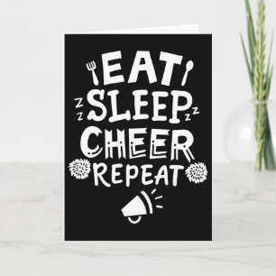 Cheerleader Cheerleading Cheering Gift  Card