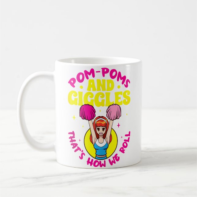 Cheerleader Cheerleading Cheerleading Coffee Mug (Left)