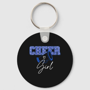 Cheerleader Cheerleading Girl Sport Team Cheer Squ Key Ring