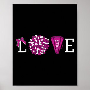 Cheerleader Cheerleading Graphic  Poster