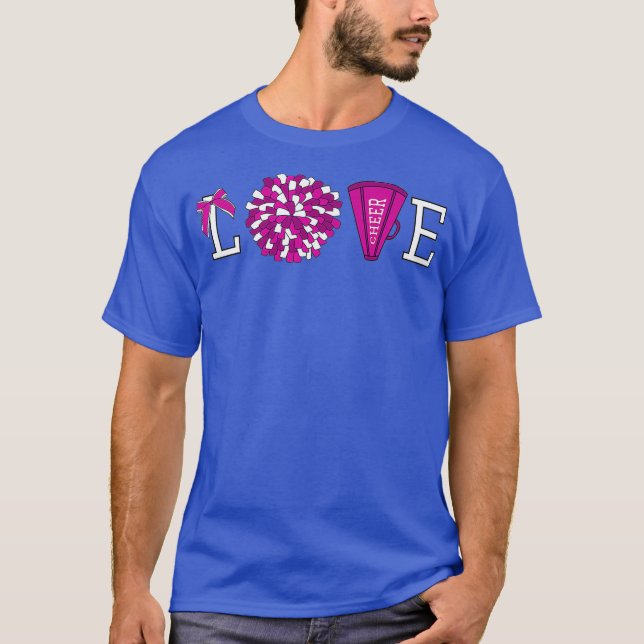 Cheerleader Cheerleading Graphic T-Shirt (Front)