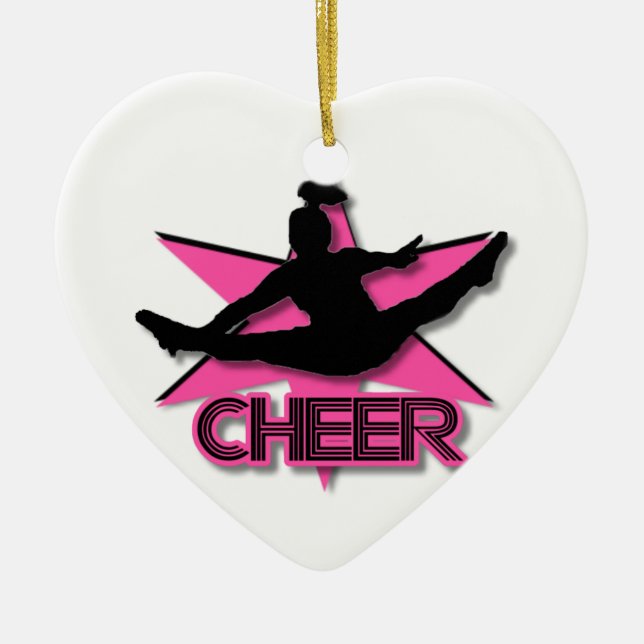 Cheerleader Christmas ornament (Front)