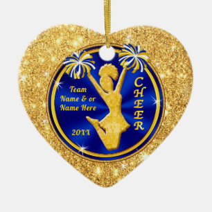  Cheerleader Christmas Ornaments Personalized, 