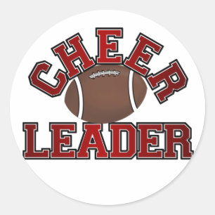 Cheerleader Classic Round Sticker