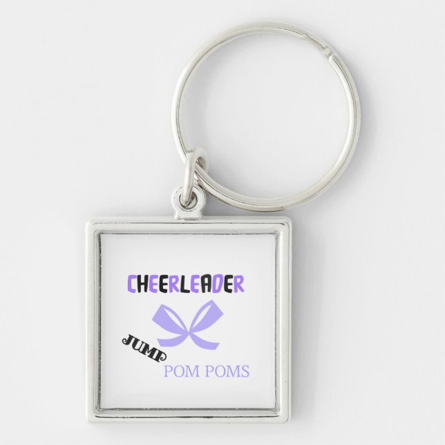 Cheerleader Dance Key Ring (Front)