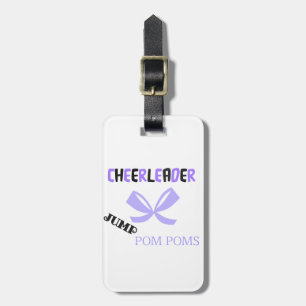 Cheerleader Dance Luggage Tag