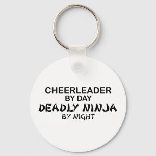 Cheerleader Deadly Ninja by Night Key Ring