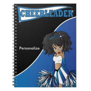 Cheerleader   DIY Name   Blue Notebook