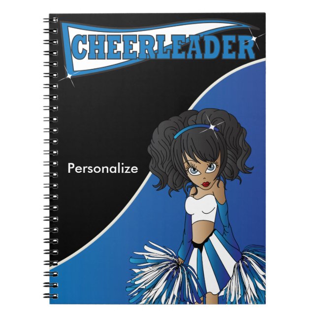 Cheerleader | DIY Name | Blue Notebook (Front)