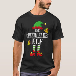Cheerleader Elf Matching Family Group Christmas Pa T-Shirt