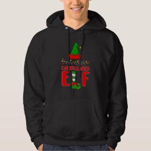 Cheerleader Elf Matching Family Lighting Christmas Hoodie