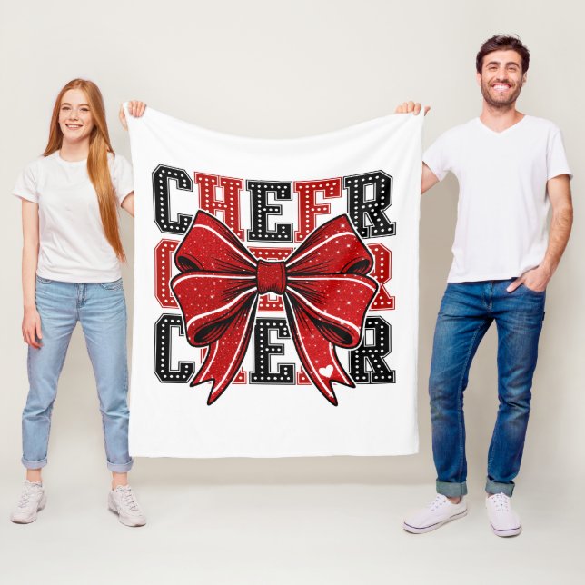 Cheerleader Fleece Blanket (In Situ)