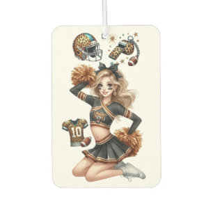 Cheerleader Football Princess Car Air Freshener