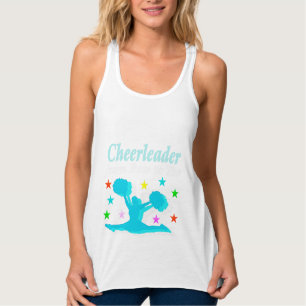 CHEERLEADER FROM BOW TO TOE PERSONALIZED TANK TOP