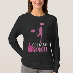 Cheerleader Got Team Spirit Cheer Squad Team Girl  T-Shirt