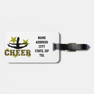 Cheerleader Luggage Tag
