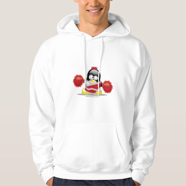 Cheerleader Penguin Hoodie (Front)