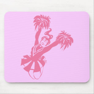 Cheerleader Pink Mouse Pad