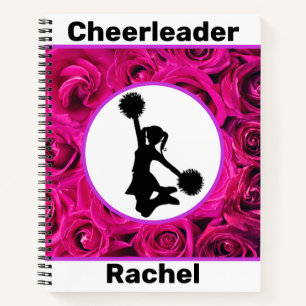 Cheerleader Pink Roses Notebook