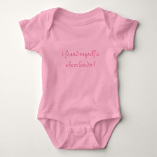 Cheerleader Pink Tutu Onsie Baby Bodysuit