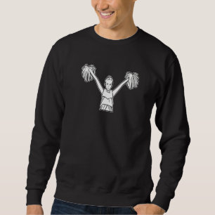 Cheerleader Pom Pom - Cheercaptain Cheerleading Pr Sweatshirt