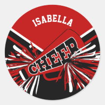 📣 Cheerleader -Red, Black and White