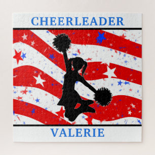 Cheerleader Red, White & Blue Puzzle