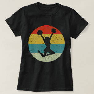 cheerleader retro vintage silhouette 70s T-Shirt