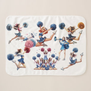 Cheerleader  sherpa blanket