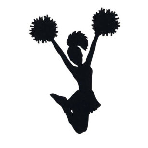 Cheerleader Silhouette Stickers Zazzle Nz Cheerleader Silhouette Stickers Zazzle Nz