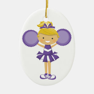 Cheerleader - SRF Ceramic Tree Decoration