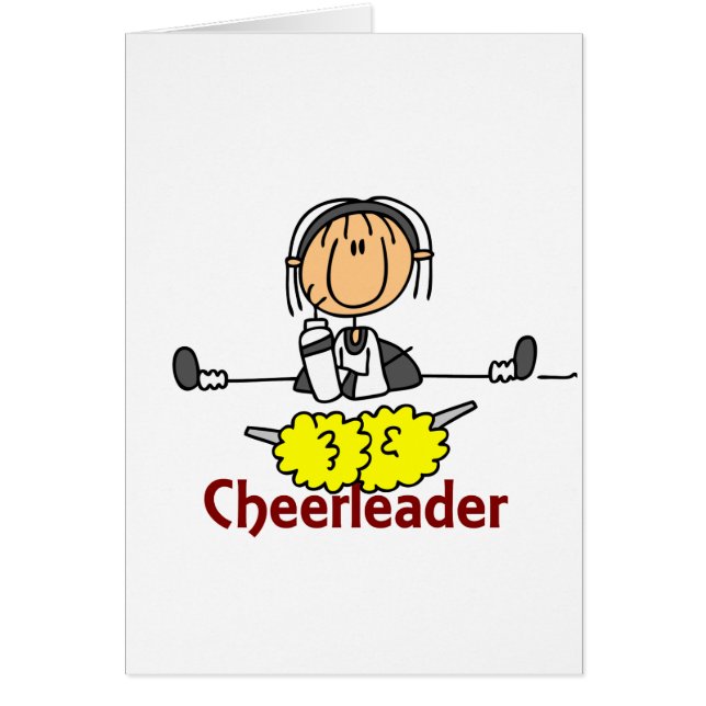 Cheerleader Stick Figure (Front)