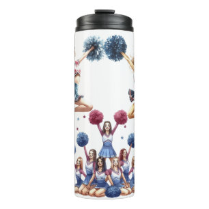 Cheerleader thermal tumbler