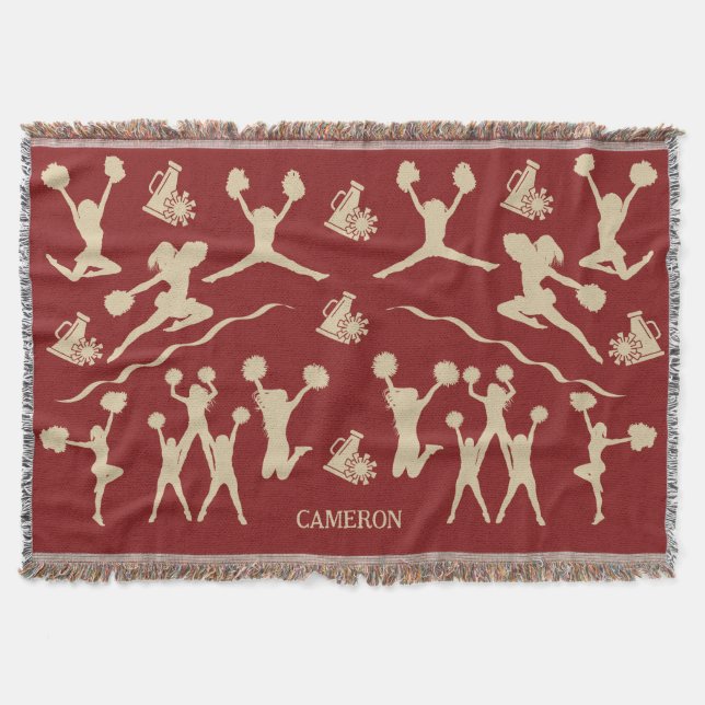 Cheerleader Throw Blanket (Front)