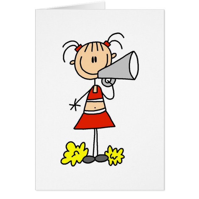 Cheerleader with Megaphone (Front)