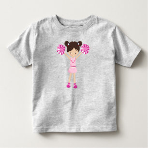 Cheerleaders, Cheerleading, Cute Girl, Brown Hair Toddler T-Shirt
