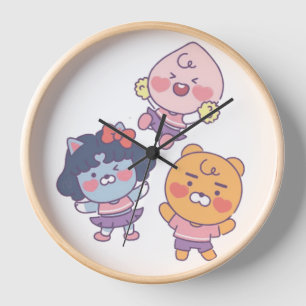 Cheerleaders Clock